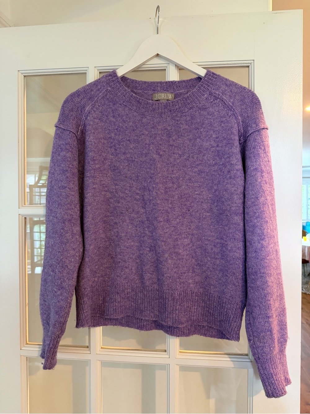 J. Crew Lavender Crewneck Sweater